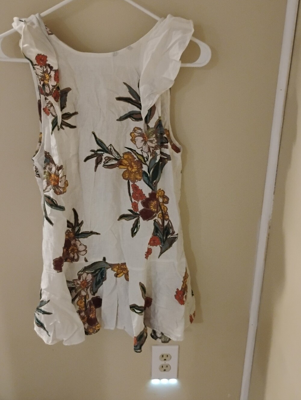 Free People Summer in Tulum Floral Print Tunic Top Sz XS